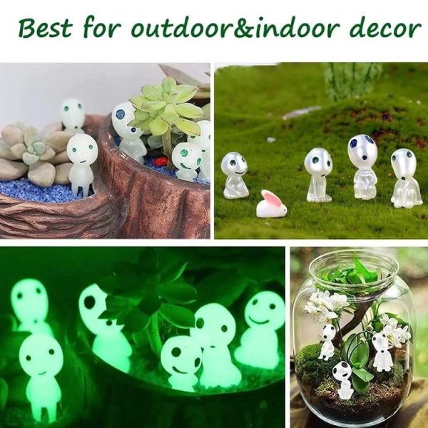 10models / set Halloween Alien Ghost Micro Landscape Ornament (Green Light) - Image 5