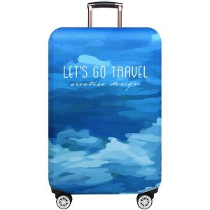 Wear-resistant Trolley Luggage Dustproof Protective Cover, Size: S (Dream Blue)