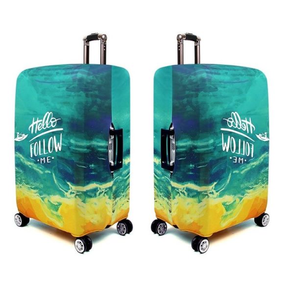 Wear-resistant Trolley Luggage Dustproof Protective Cover, Size: S (Dream Blue) - Image 3