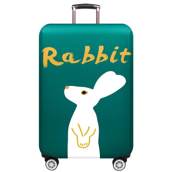 Wear-resistant Trolley Luggage Dustproof Protective Cover, Size: S (Rabbit)