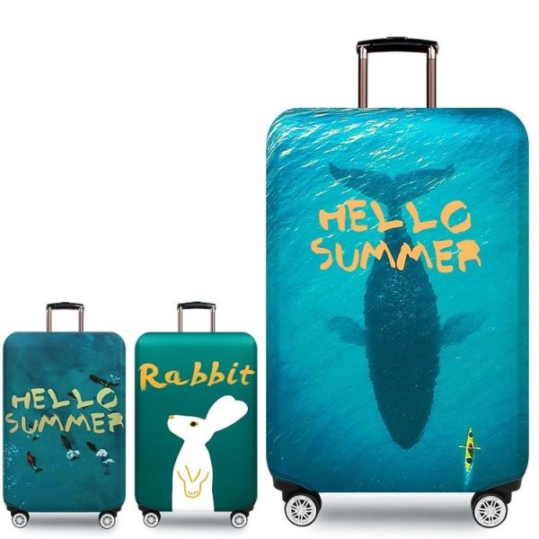 Wear-resistant Trolley Luggage Dustproof Protective Cover, Size: S (Rabbit) - Image 2
