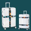 Luggage Cross Customs Lock Binding Strap, Color: Keep Out Red (Ordinary) - Image 8
