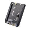 ENCNF2S-N01 NGFF To SATA3 Transfer Card M.2 KEY B-M SSD To 6Gbps Interface Conversion Adapter With Baffle - Image 2