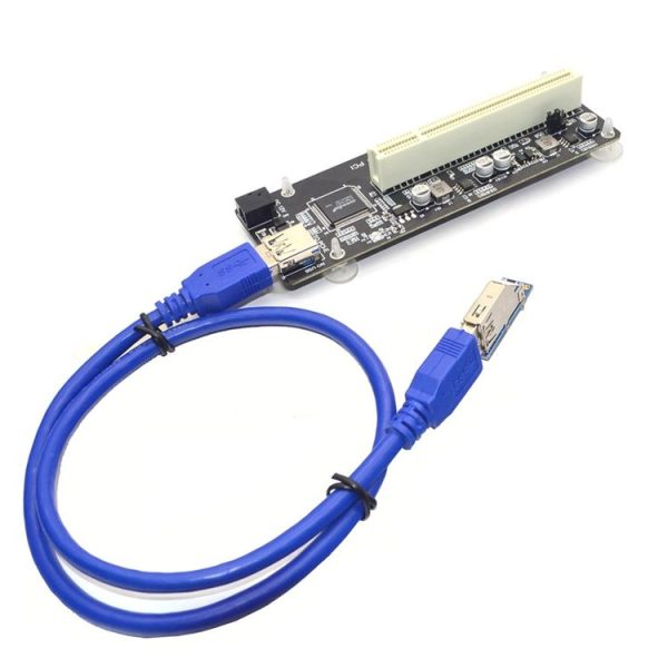 PCI-E 1X To Single PCI Riser Card Extend Adapter Add Expansion Card For PC Computer - Image 2