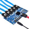SATA3.0 6Gbps JMB575 Chip SATA Expansion Card 1 to 5 Port Riser Card - Image 4
