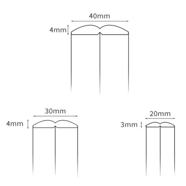 PVC Household Transparent Anti-collision Strip Furniture Soft Edge Protector, Specification: 1 cm x 1 m - Image 3