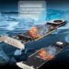 PCI-E X16 to M.2 M-key NVME X4 SSD RAID Array Expansion Adapter Support 2242 / 2260 / 2280 / 22110 (PH44Plus) - Image 10