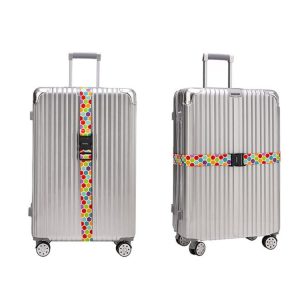 Luggage Fixed Anti-Mis-Opening Packing Strap, Color: Honeycomb