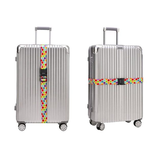 Luggage Fixed Anti-Mis-Opening Packing Strap, Color: Honeycomb