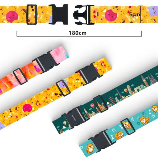 Luggage Fixed Anti-Mis-Opening Packing Strap, Color: Honeycomb - Image 3