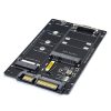 SATA 22PIN To MSATA Or M.2 NGFF SATA Card 2 In 1 SSD Converter Card Only Card - Image 2