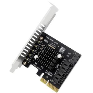 PCI-E To 5 SATA 3.0 Expansion Card (Full High Baffle)