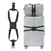 Backpack Luggage Binding Elastic Elastic Straps (Black)