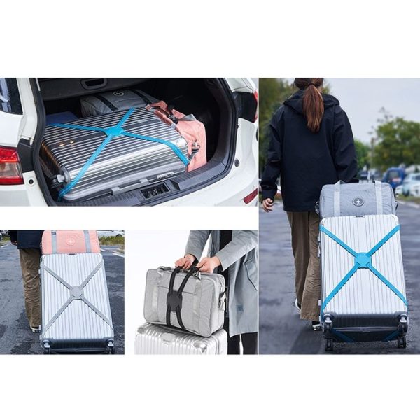 Backpack Luggage Binding Elastic Elastic Straps (Black) - Image 8
