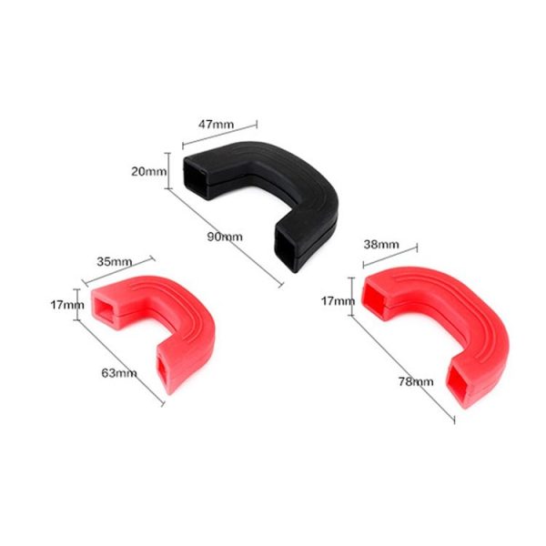 Silicone Anti Scalding Pot Handle, Style: Black Small - Image 3
