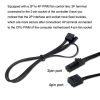 PWM Fan Hub Desktop Computer CPU Fan Expander Supports 3Pin&4Pin (Black) - Image 10