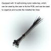 PWM Fan Hub Desktop Computer CPU Fan Expander Supports 3Pin&4Pin (Black) - Image 12