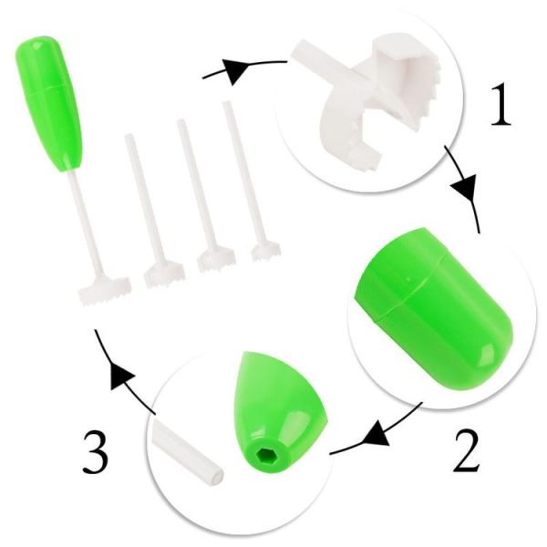 4-In-1 Vegetable Core Digger Fruit Hollowing Out Kitchen Gadget (Blister Packaging) - Image 5
