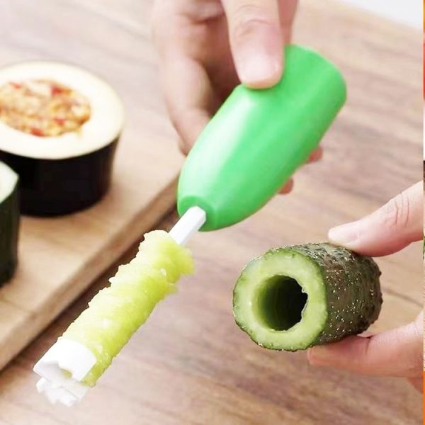 4-In-1 Vegetable Core Digger Fruit Hollowing Out Kitchen Gadget (Blister Packaging) - Image 7