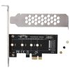 PCI-E 1X To M.2 NVME KEY-M SSD Riser Card Adapter With Baffle - Image 5