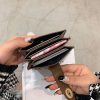Mini Retro PU Leather Card Bag Multi-Slot Lock Coin Purse (Black) - Image 8