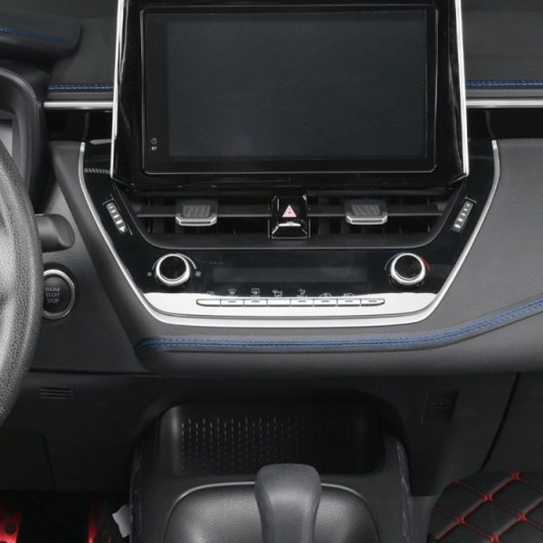 0.5m Car Center Console Interior Modification Leather Gap Strip (Black Red) - Image 7
