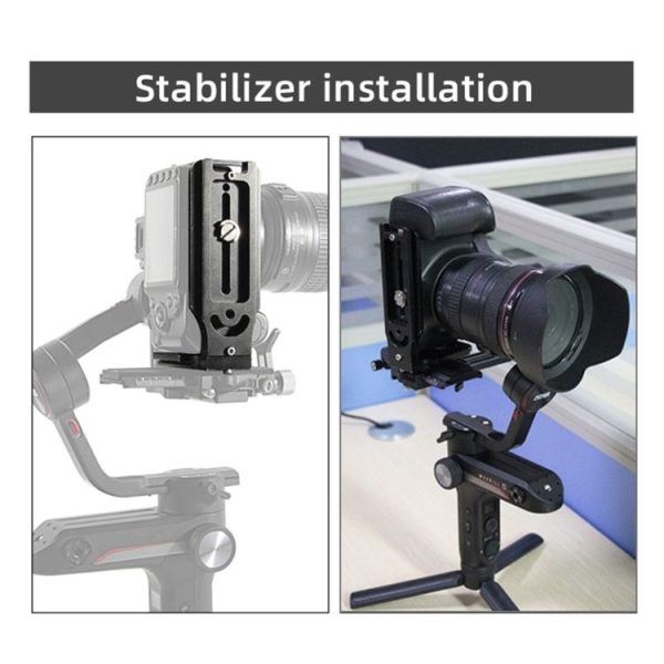 BEXIN L130-50C Camera Quick Release Plate L-shaped Vertical Board - Image 7