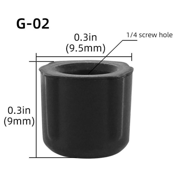 10pcs BEXIN G-02 Camera 1 / 4-inch Screw Protection Cap for Tripod Monopod Screw - Image 3
