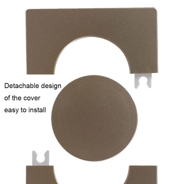 Square Air Conditioning Hole Decoration Cover Wall Hole Plug, Style: Split 5cm White - Image 6