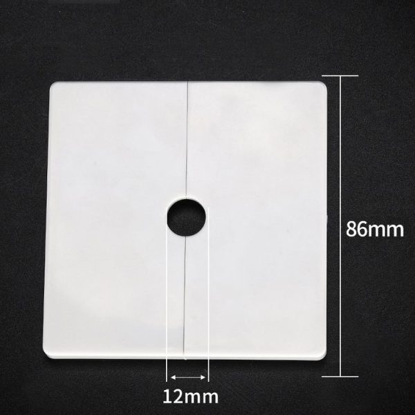 Square Hole Decoration Cover Wall Hole Plug, Style: 1.2cm Hole White - Image 2