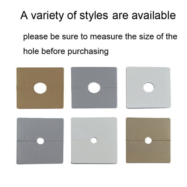 Square Hole Decoration Cover Wall Hole Plug, Style: 1.2cm Hole White - Image 3