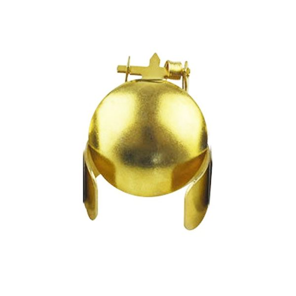 Automatic Candle Extinguisher Metal Candle Extinguishing Fire Clamp Candle Extinguisory Cover (Gold)