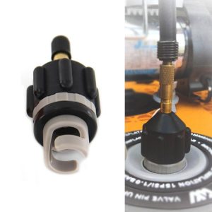 Surfing Paddle Board Adapter Inflatable Air Valve Conversion Air Nozzle (Black)