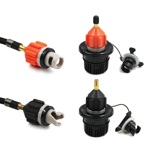 Surfing Paddle Board Adapter Inflatable Air Valve Conversion Air Nozzle (Black) - Image 4