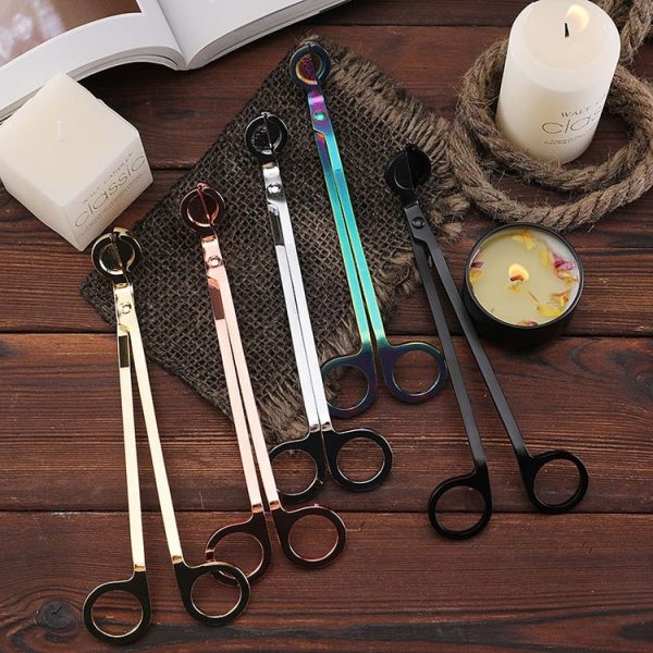 Aroma Candle Tools Candle Extinguisher Wick Cutter, Color: Black - Image 6