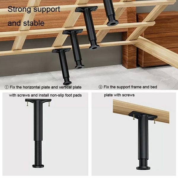15cm Bed Board Support Weight-Bearing Bracket Bed Leg Support Foot Rest - Image 4