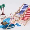 A Style Mini Beach Set Miniature Model Ornament Summer Ocean Simulation Scene Photo Decoration Props - Image 6