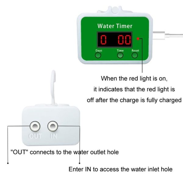 Household Intelligent Drip Irrigation Automatic Watering Timing Machine, Specification: Water 2 Potted Plants - Image 4