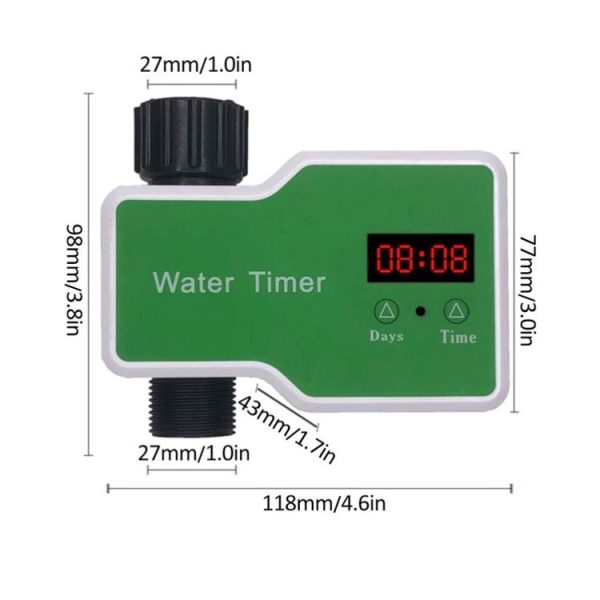 Irrigation System Intelligent Controller Automatic Timed Watering Device, Specification: 1 Water Outlet - Image 2