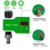 Irrigation System Intelligent Controller Automatic Timed Watering Device, Specification: 1 Water Outlet - Image 3