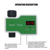 Irrigation System Intelligent Controller Automatic Timed Watering Device, Specification: 1 Water Outlet - Image 4