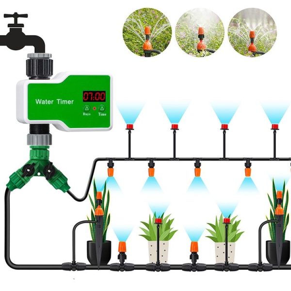 Irrigation System Intelligent Controller Automatic Timed Watering Device, Specification: 1 Water Outlet - Image 6