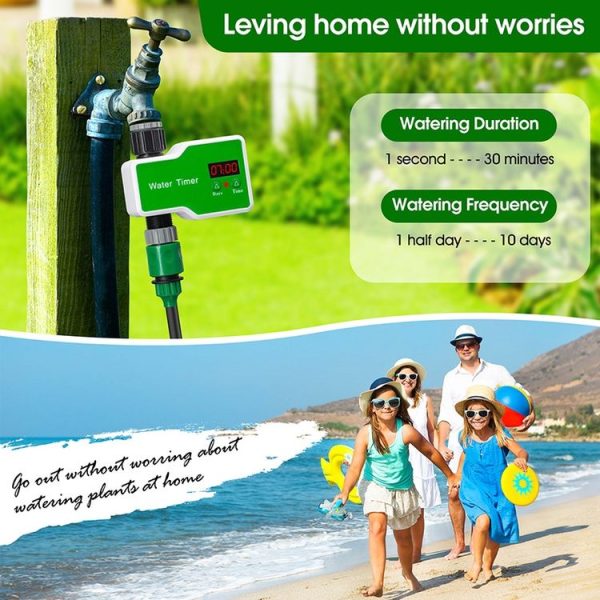 Irrigation System Intelligent Controller Automatic Timed Watering Device, Specification: 1 Water Outlet - Image 9