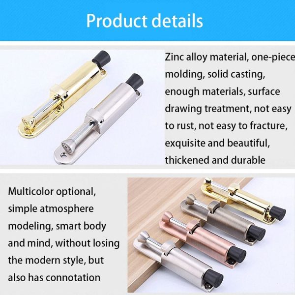 Zinc Alloy Extended Door Setter Foot Door Suction (Ancient Copper) - Image 5