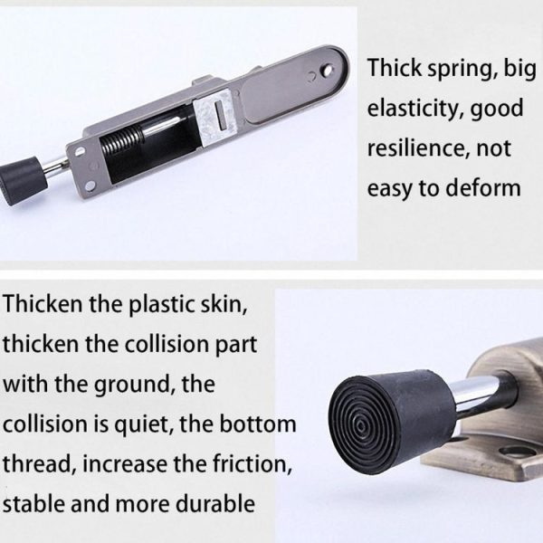 Zinc Alloy Extended Door Setter Foot Door Suction (Ancient Copper) - Image 6