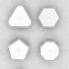 Remote Control Honeycomb Light LED Color Changing Colorful Wall Decoration Light, Shape: Triangular 3pack - Image 2
