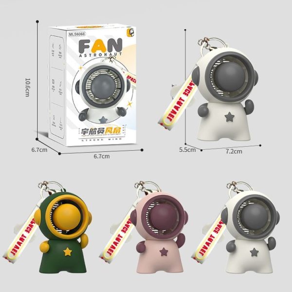 Astronaut Doll Pendant Keychain Fan (Pink) - Image 2