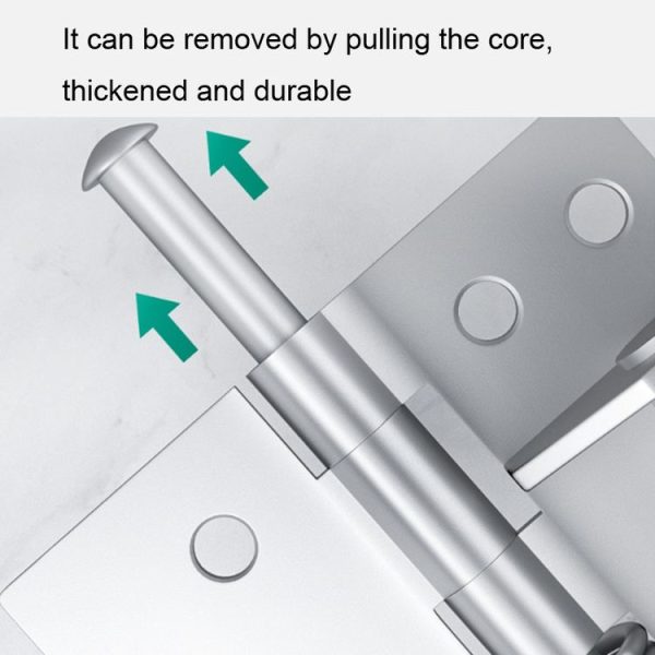4 Inch Multifunctional Door Closer Automatic Door Closing Hinge, Color: Color Steel Silver - Image 5