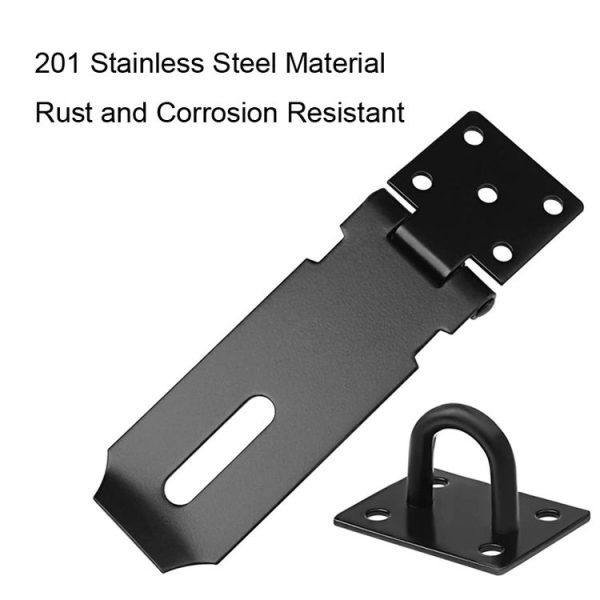3 inch Buckle 201 Stainless Steel Waterproof Lock Cabinet Door Hanging Lock Tool - Image 3