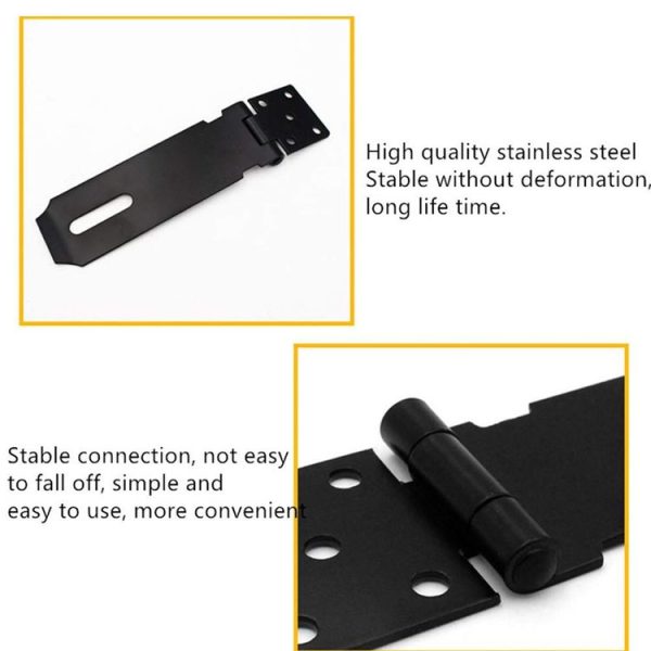 3 inch Buckle 201 Stainless Steel Waterproof Lock Cabinet Door Hanging Lock Tool - Image 4